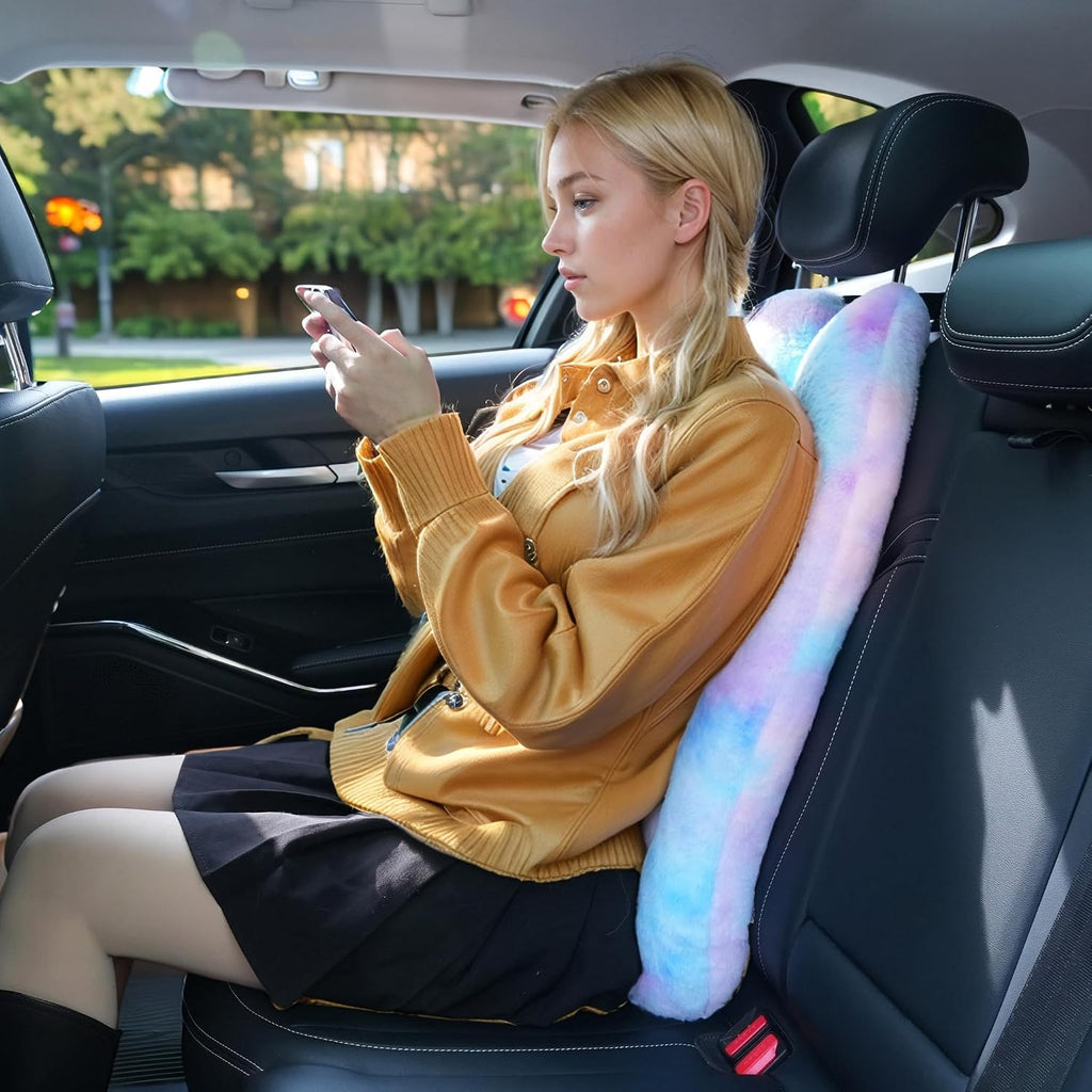Atablyn-Foryourdailylife Atablyn Children Travel Pillow Car Pillow Removable U-Shaped Pillow for Adults to Support Head and Body in The Bac…