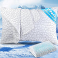 Supamodern 2-Pack Queen Cooling Fiber Pillowcases – Luxury, fits Hotel/Memory Foam/Down Pillows, Smooth Zippers, for hot Sleepers, Machine…