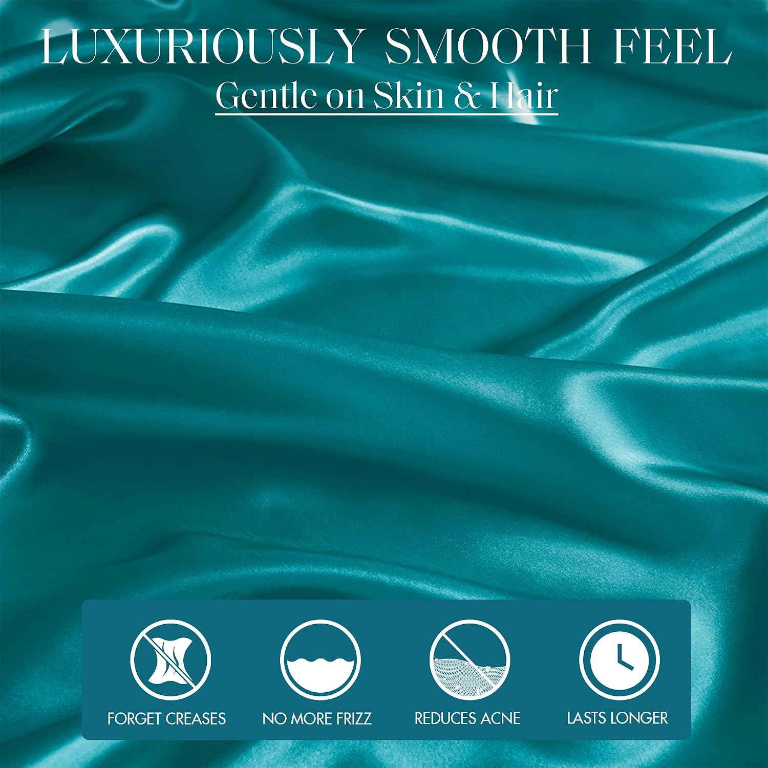Madisonpark Madison Park Essentials Satin Sheet Set Luxury and Silky with Natural Sheen, Elastic 14" Pocket fits up to 16" Mattress, All Ar…