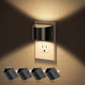 JandCase Night Light, Automatic Night Lights Plug into Wall, 4 Pack Dusk to Dawn Sensor Nightlight, 3000K Soft White Brightness Adjustable…