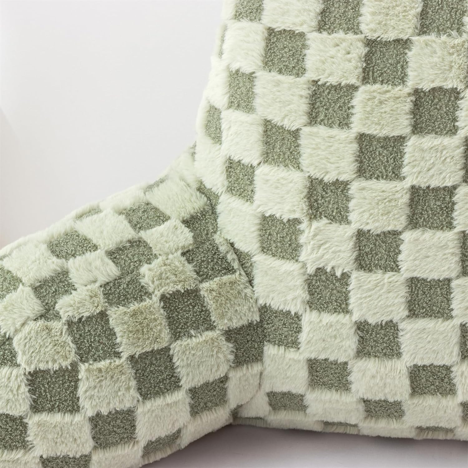 Aimuan Reading Pillow Checkered Bed Rest Wedge Backrest Checkerboard Pillow with Arms Back Support for Sitting Up in Bed Cushion Incline…