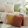 Fancy Homi 4 Packs Decorative Throw Pillow Covers for Living Room Couch Bed, Modern Farmhouse Boho Home Décor Accent Cushion Case, 24" x…