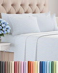 Full 6 Piece Sheet Set - Comfy, Breathable & Cooling - Soft Hotel Luxury Bedding for Women, Men, Kids, Teens and Children - 1 Flat & 1…