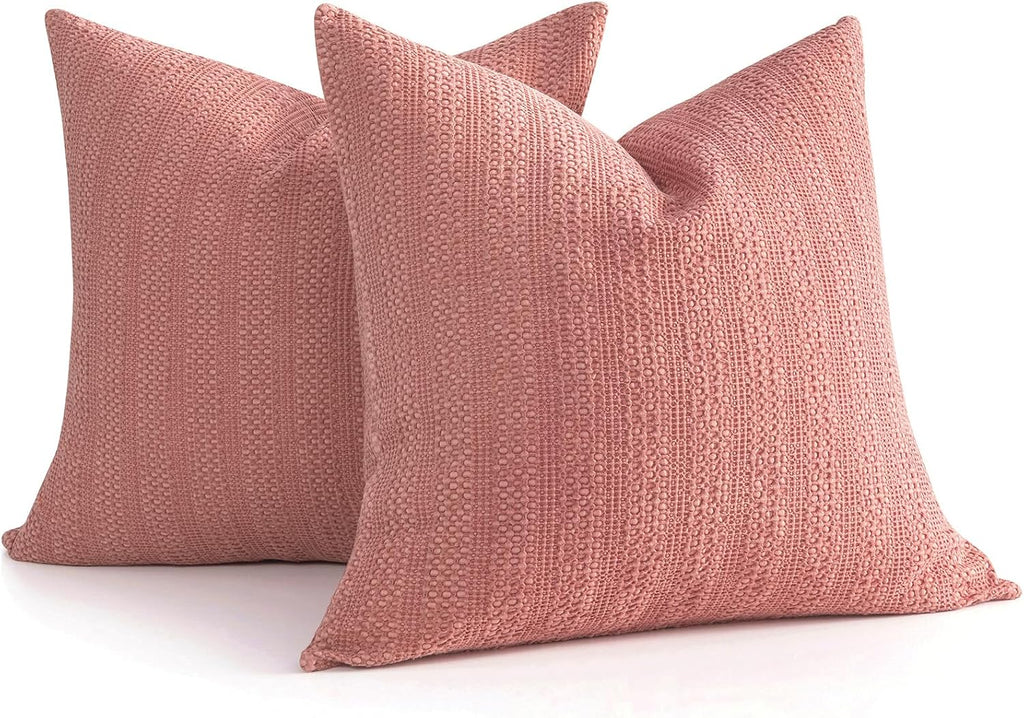 Cocoploceus 24x24 Pillow Covers Set of 2 Euro Sham Pillow Covers Cotton Euro Pillow Shams, Boho Throw Pillow Covers Large Decorative Square…