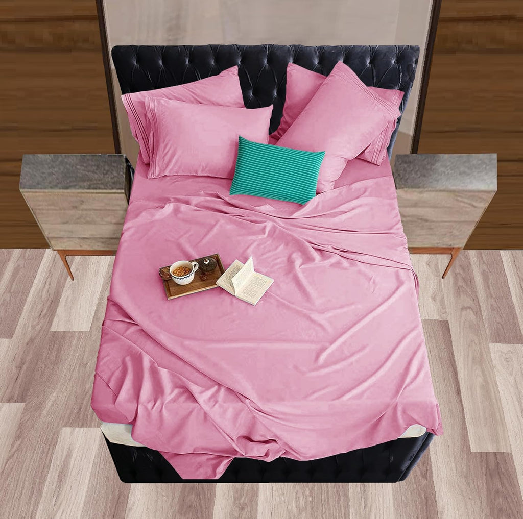 MocassiLuxuryBedding Mocassi Twin Sheet Set - Luxury Hotel 1800 Premier Bedding Sheets & Pillowcases - Ultra Soft Breathable & Cooling Bed…
