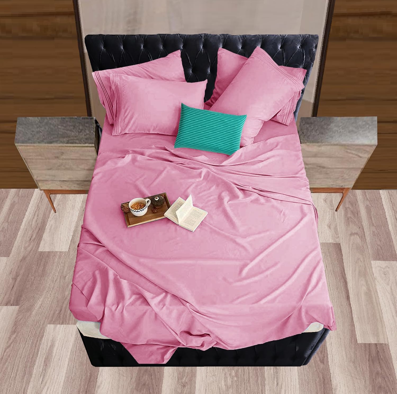 MocassiLuxuryBedding Mocassi Twin XL Sheet Set - Luxury Hotel 1800 Premier Bedding Sheets & Pillowcases - Ultra Soft Breathable & Cooling B…