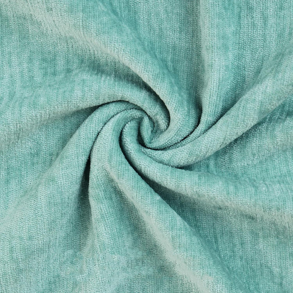 decorUhome Chenille Aqua Haze Throw Pillow Covers 26x26 Inch Set of 2, Decorative Soft Couch Pillow Covers Solid Dyed Accent Farmhouse Neut…