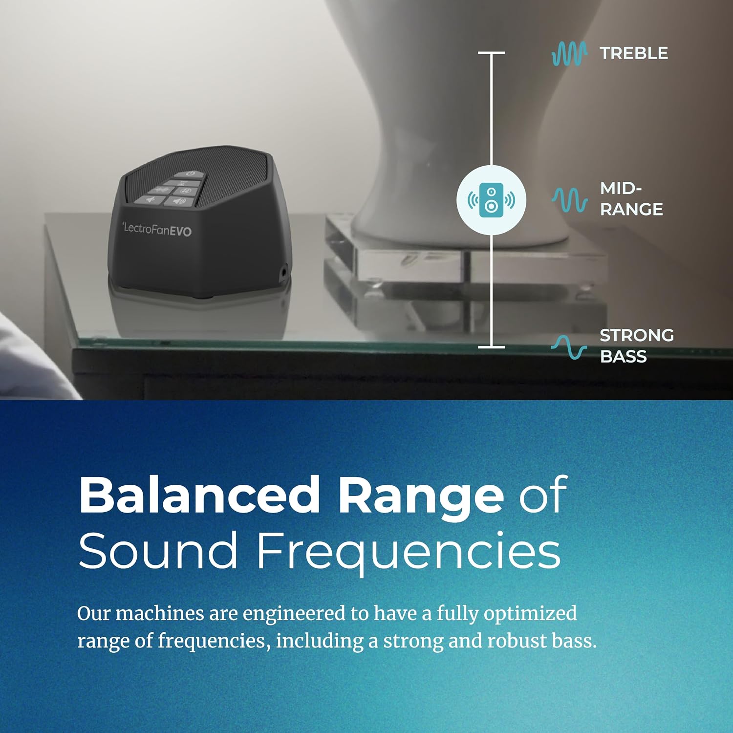 Adaptive Sound Technologies LectroFan EVO - Non-Looping Sound Machine for Sleep - Soothing Noise - Convenient Sleep Timer - Lightweight…