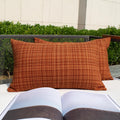 Kevin Textile Outdoor Waterproof Throw Pillow Covers 14x24 Inch Pack of 2 Woven Faux Linen Farmhouse Decorative Water Resistant Lumbar…