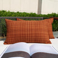 Kevin Textile Fall Pack of 2 Decorative Outdoor Waterproof Pillow Covers Garden Cushion Sham Throw Pillowcase Shell for Patio Tent Couch…