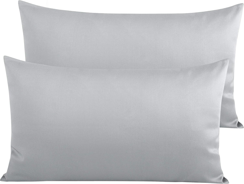NTBAY Egyptian Cotton King Pillowcases - Set of 2, 500 Thread Count Cotton Pillowcases - Soft and Breathable Envelope Closure Pillow…