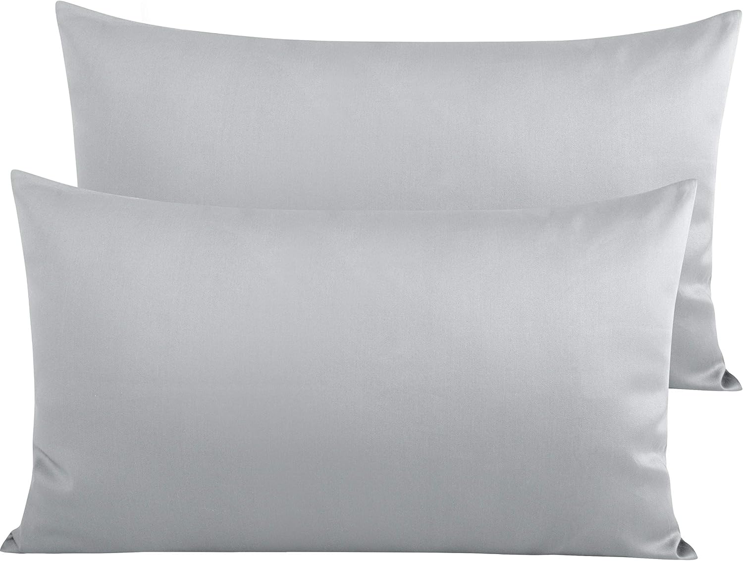 NTBAY Egyptian Cotton King Pillowcases - Set of 2, 500 Thread Count Cotton Pillowcases - Soft and Breathable Envelope Closure Pillow…