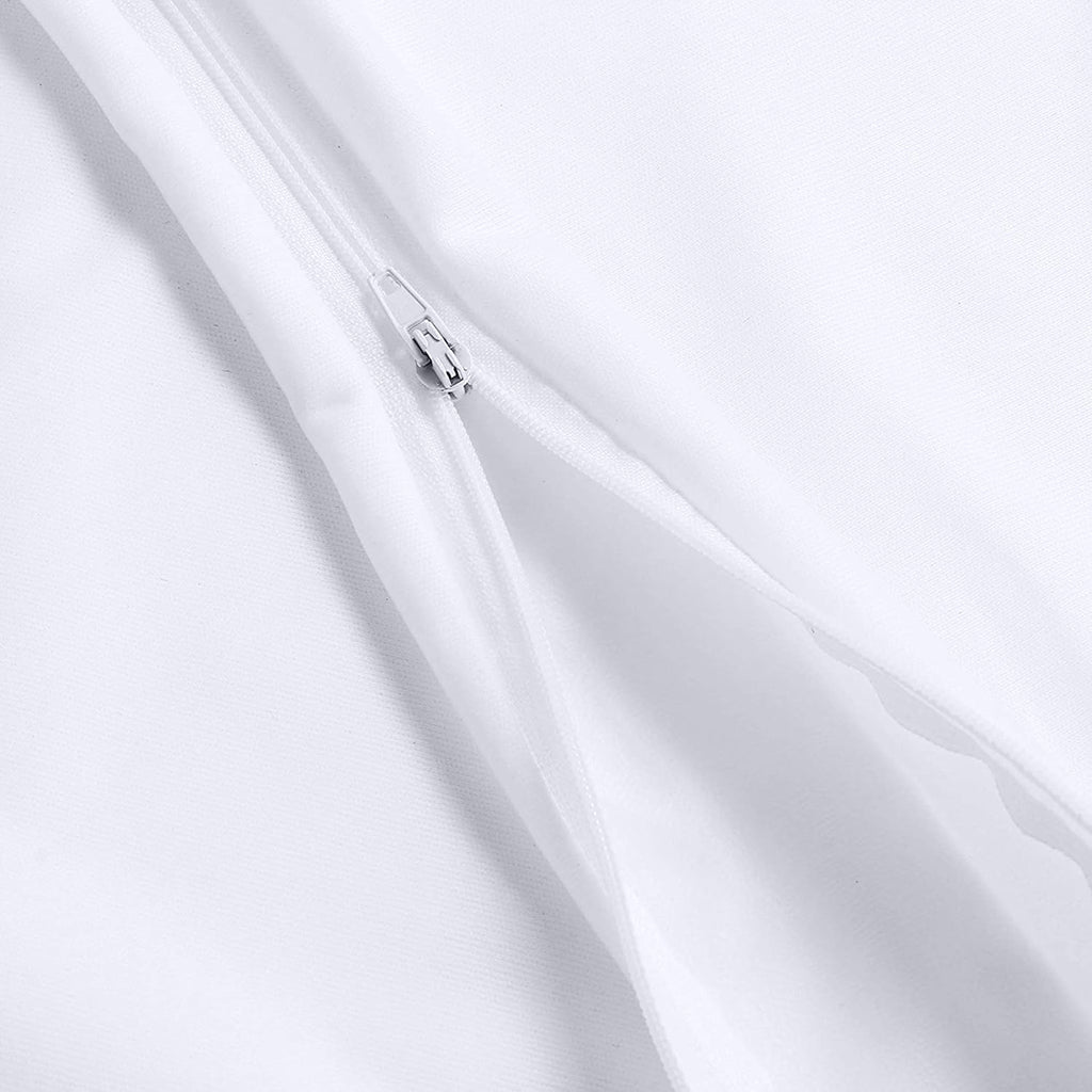 Utopiabedding Utopia Bedding 80 Pack Waterproof Pillow Protectors with Zipper Queen Size (White), Bed Bug and Dust Mite Proof Pillow case C…