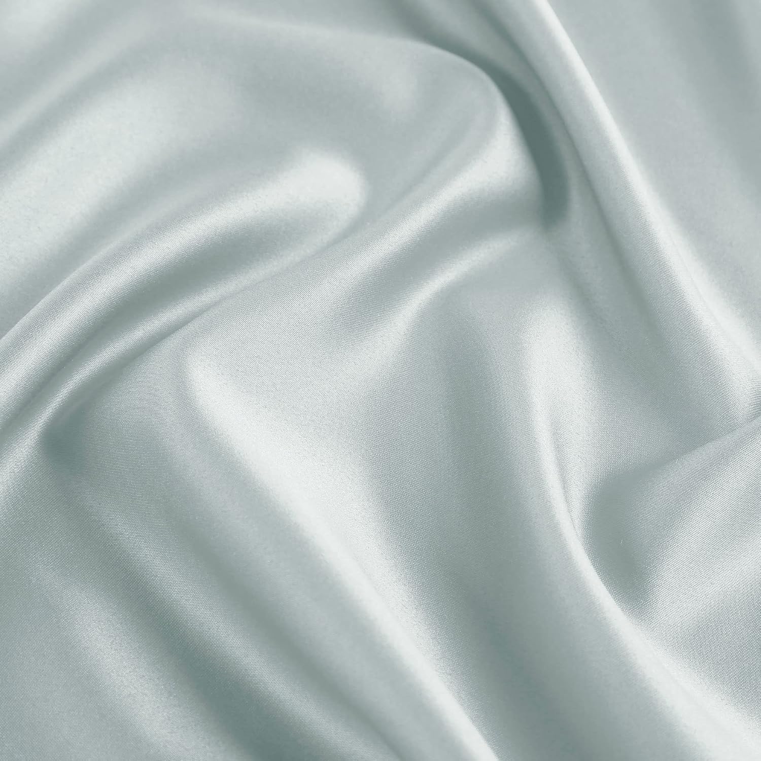 uxcell 2 Pack Silk Satin Pillowcase for Hair and Skin, Cool, Silky, Soft Breathable Pillow Cases Standard Size 20x26 Inch Sateen Pillowcase…