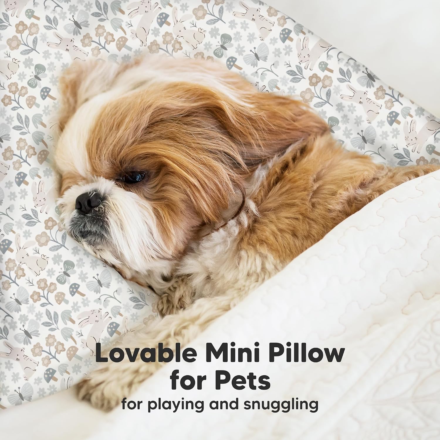 Mini Toddler Pillow with Pillowcase - 9x13 My Little Dreamy Travel Kids Pillow for Sleeping, Toddler Bed, Small, Tiny, Organic Cotton…
