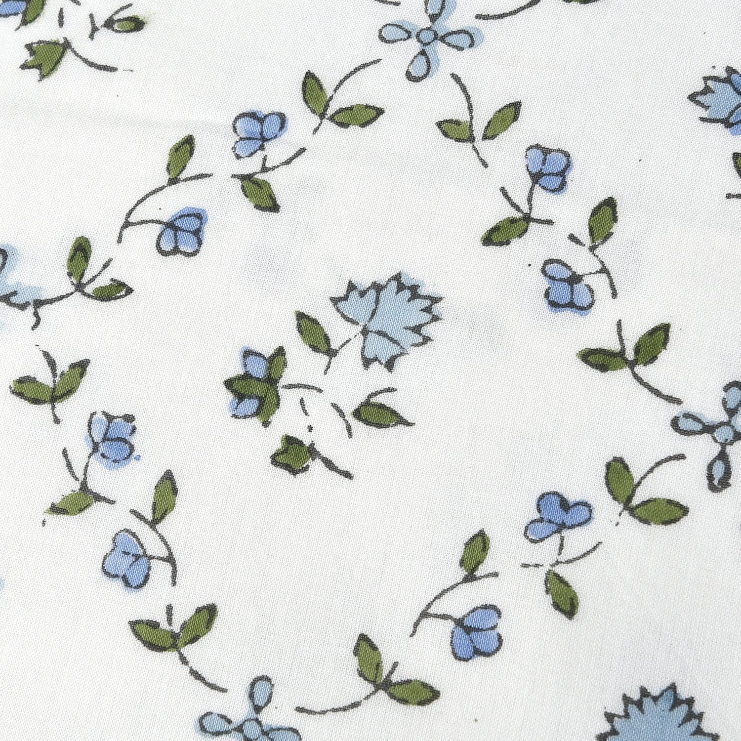 Ridhi Block Print Powder Blue Pillow Cover 24" x 24" (Pack of 2) Decorative Couch Pillows for Living Room, Farmhouse Chic Boho Cute Outdoor…