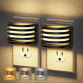 JandCase LED Night Lights Plug into Wall, [2 Pack] Night Light with 3 Colors 3000K-5000K-Amber, 3 Level Brightness Adjustable Plug in…