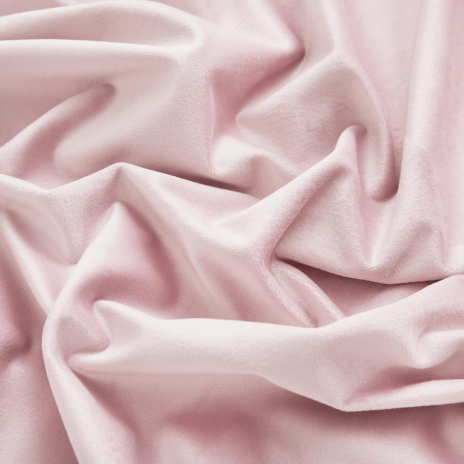 Rybhome RYB HOME Pink Velvet Curtains 84 inches - Blackout Curtains for Living Room, Thermal Insulated Noise Reducing Panels Soft Luxury Wi…