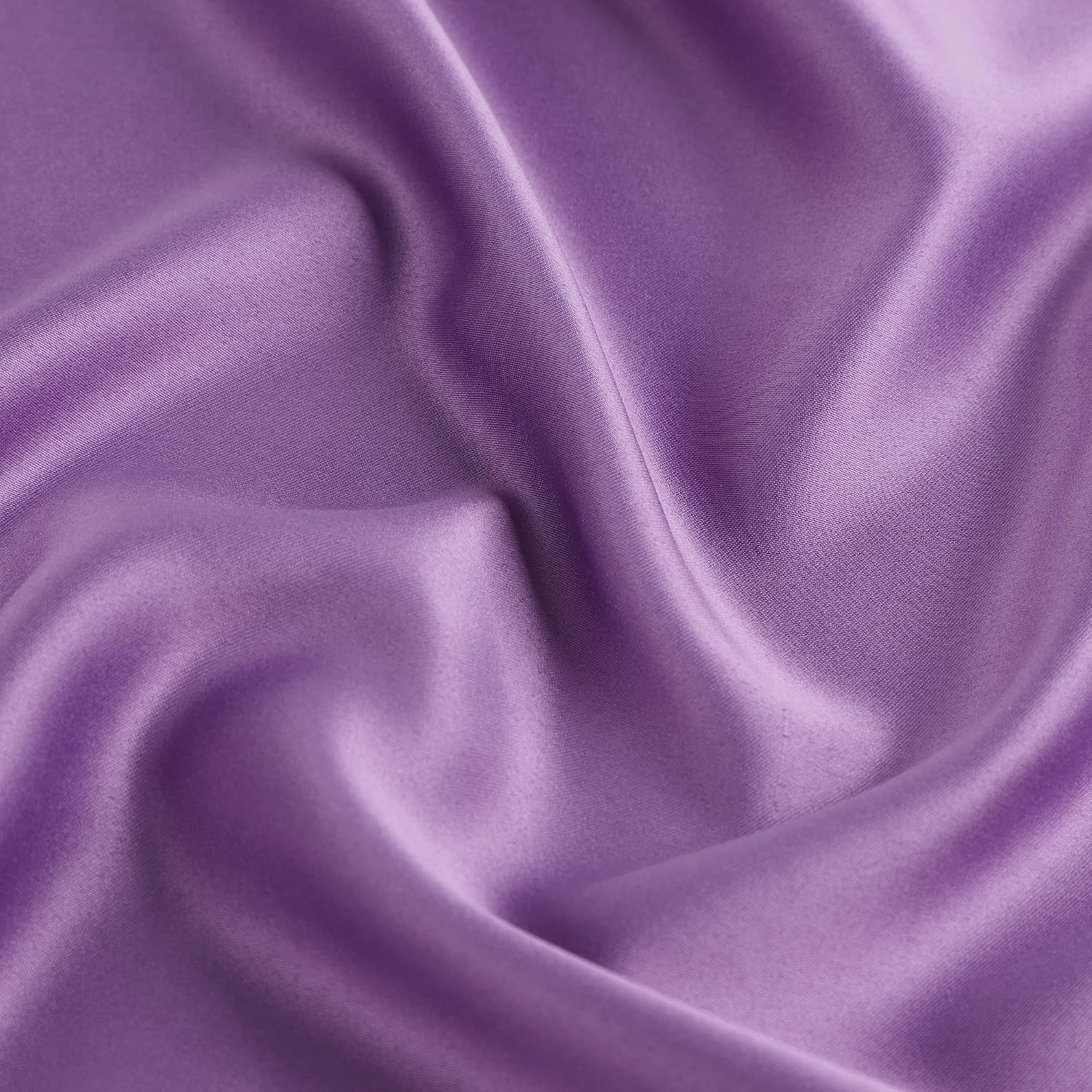 uxcell 2 Pack Silk Satin Pillowcase for Hair and Skin, Cool, Silky, Soft Breathable Pillow Cases Queen Size 20x30 Inch Sateen Pillowcase Pu…