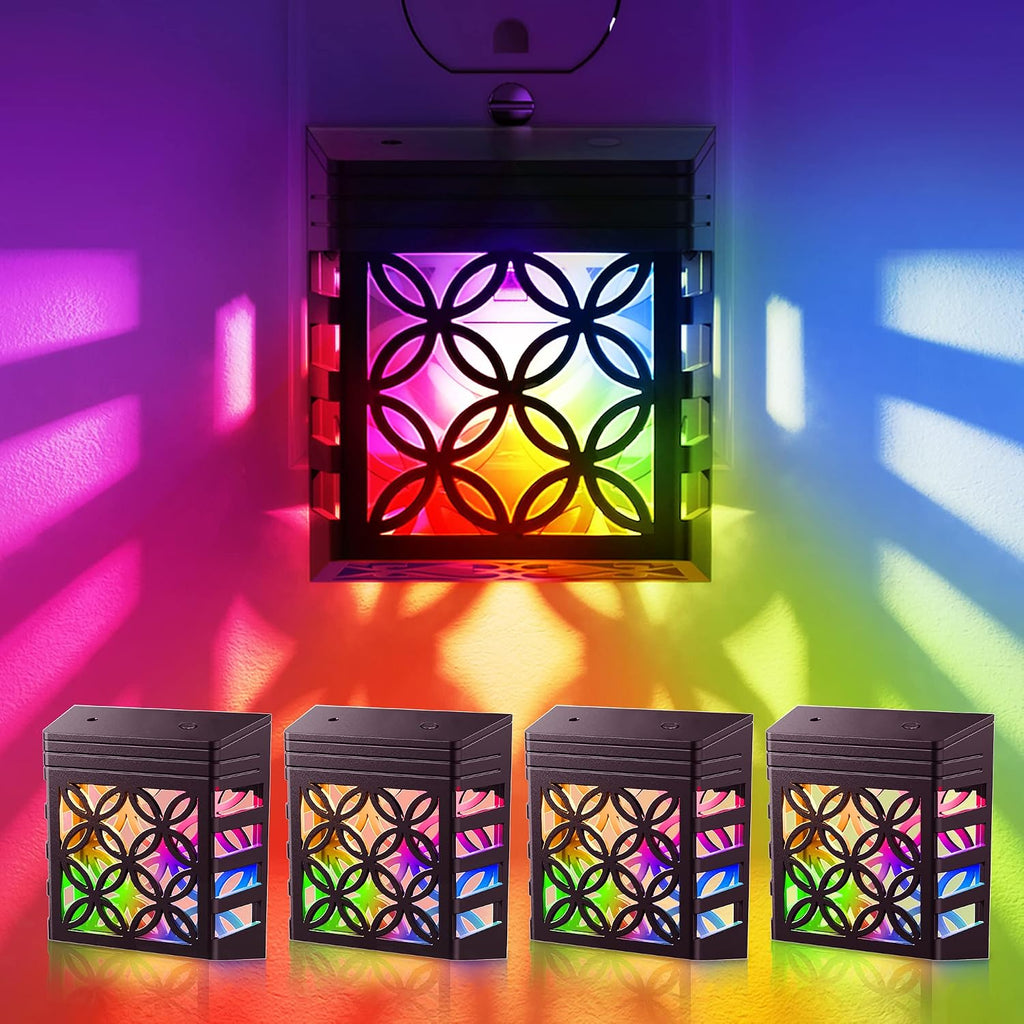 DORESshop Night Lights Plug Into Wall [4 Pack], LED Night Light with 8 Color RGB, Plug in Night Light, Dusk-to-Dawn, Home Décor…