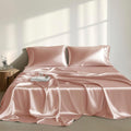 Madisonpark Madison Park Satin Sheets Twin Size, Luxurious Silky Bed Sheets, Elastic 14" Pocket fits up to 16" Mattress, Wrinkle-Free, Soft…
