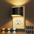 DORESshop LED Night Light[4 Pack], Night Lights Plug into Wall, Plug in Night Light with 3 Color Temperatures, Dusk to Dawn Sensor, Nightli…
