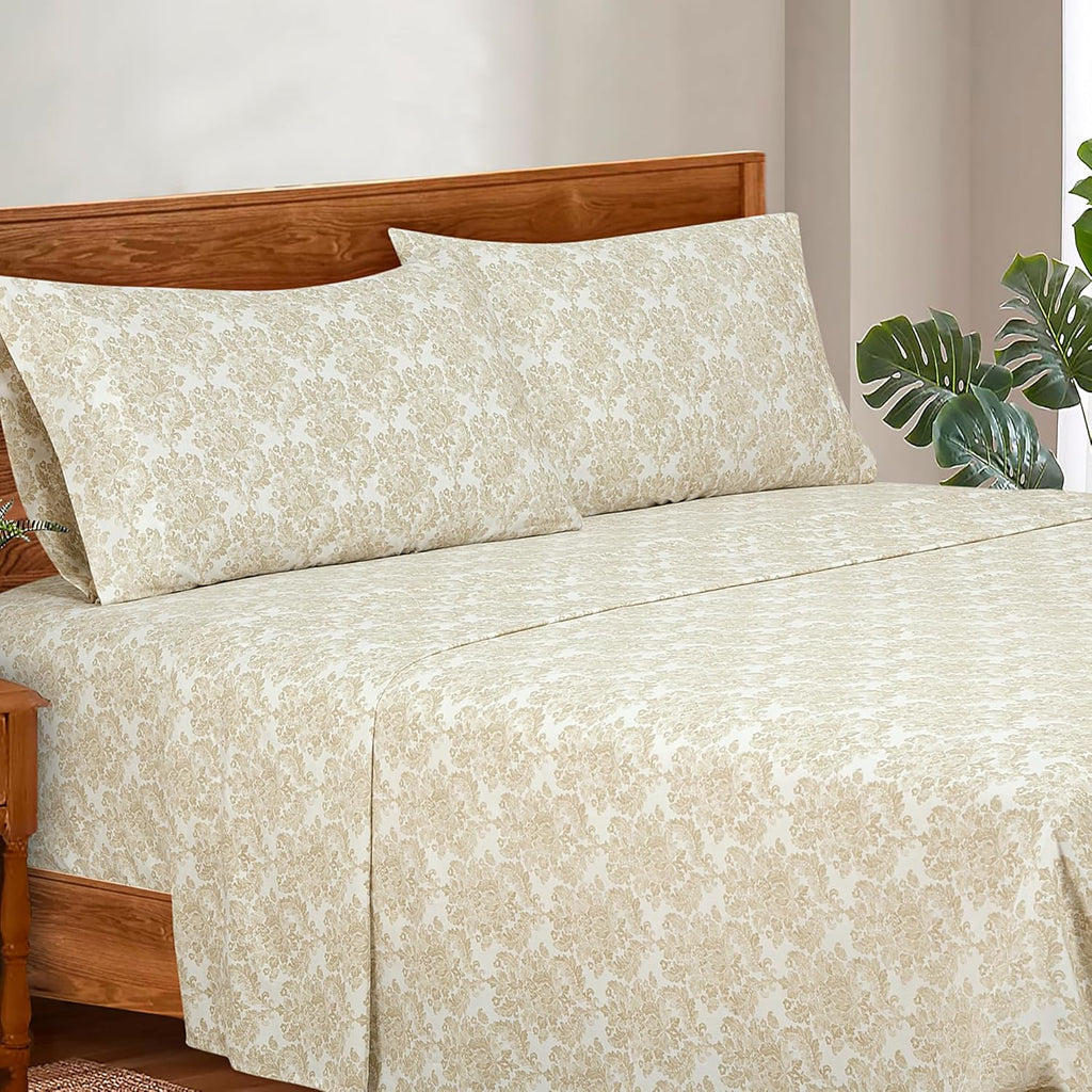 Royalelinens ROYALE LINENS 300 Thread Count 100% Long Staple Combed Cotton Sheet Set - 3 Piece Twin Bed Sheets - 1 Fitted, 1 Flat & Pillow…