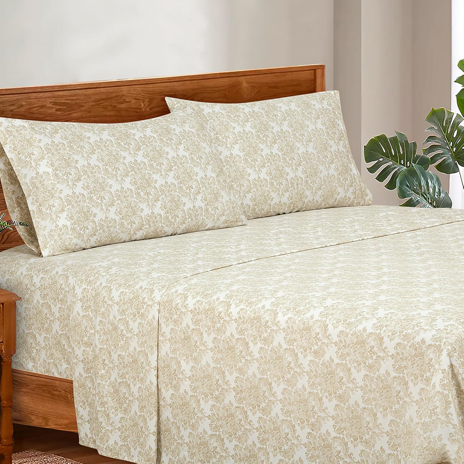 Royalelinens ROYALE LINENS 300 Thread Count 100% Long Staple Combed Cotton Sheet Set - 3 Piece Twin Bed Sheets - 1 Fitted, 1 Flat & Pillow…