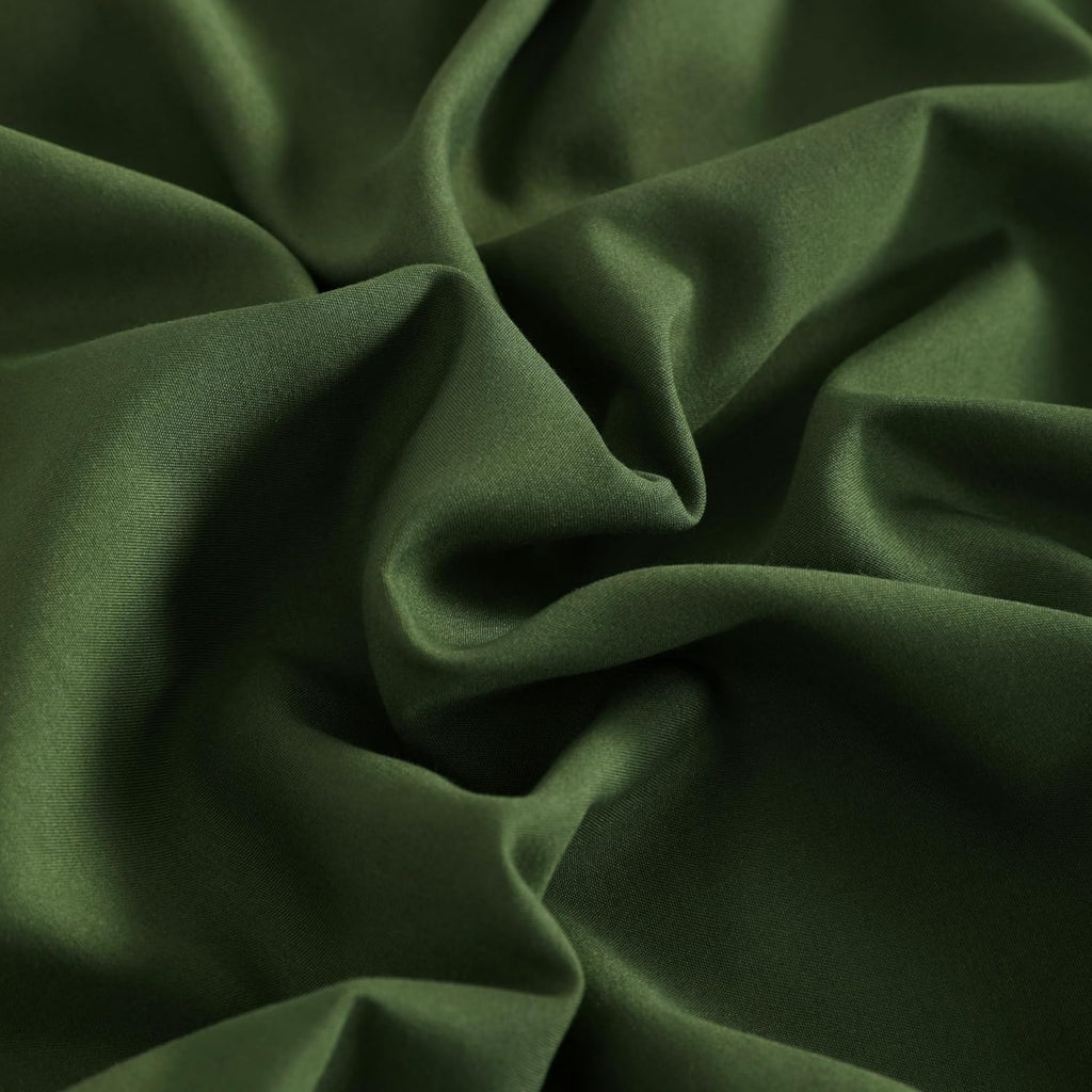 Ntbay Queen Pillowcase Set - 4 Pack Brushed Microfiber 20x30 Pillowcases - Soft, Wrinkle-Free, Fade-Resistant, Stain-Resistant, Olive Green…