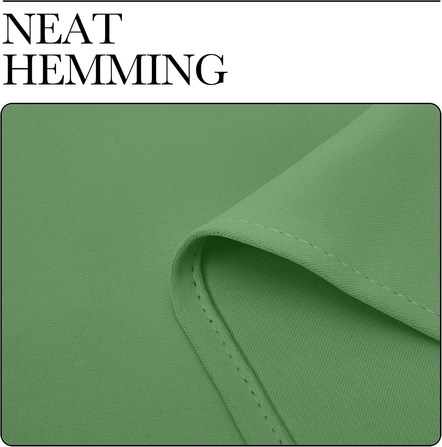 NICETOWN Room Darkening Curtains 63" Long Set of 2 for Bedroom, Forest Green Nursery Essential Thermal Insulated Solid Grommet Top…