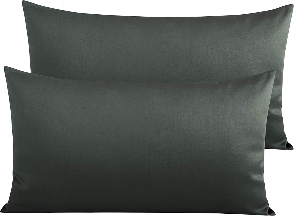 NTBAY Egyptian Cotton King Pillowcases - Set of 2, 500 Thread Count Cotton Pillowcases - Soft and Breathable Envelope Closure Pillow…
