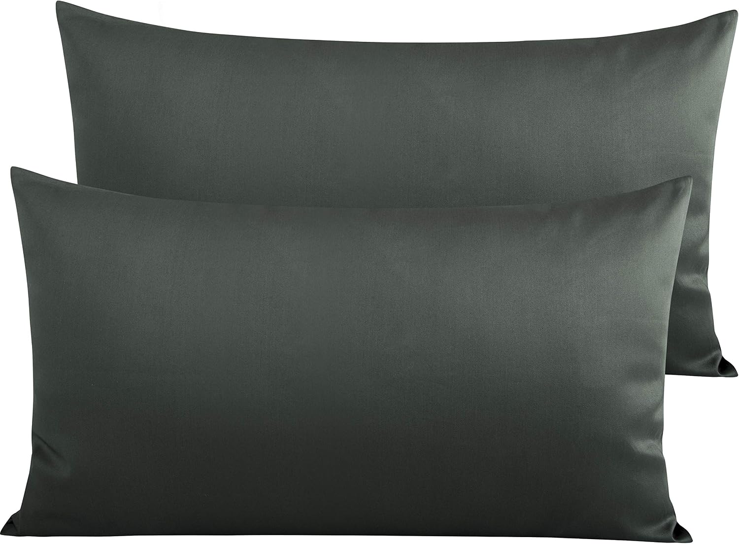 NTBAY Egyptian Cotton King Pillowcases - Set of 2, 500 Thread Count Cotton Pillowcases - Soft and Breathable Envelope Closure Pillow…