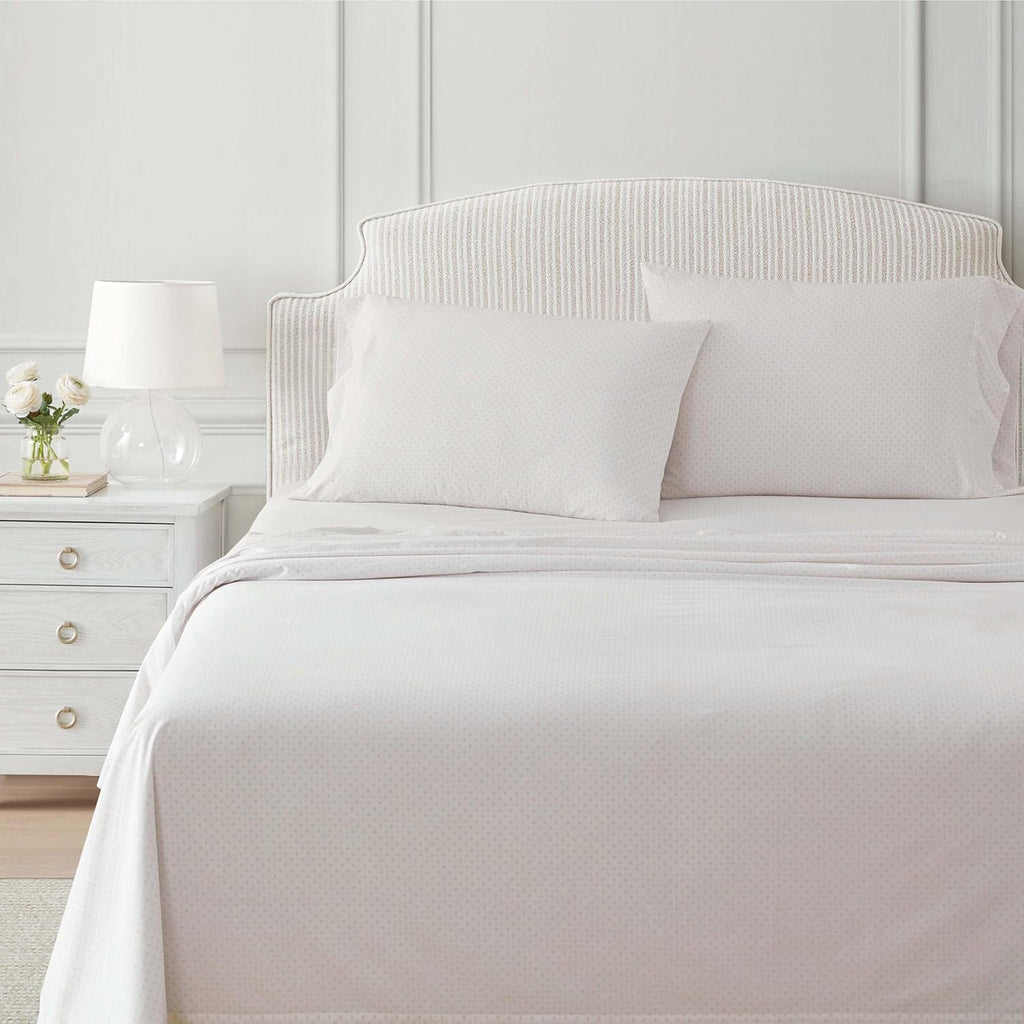 MarthaStewart Martha Stewart - King Size Sheets Set, Crisp & Tailored Cooling Sheets with a Naturally Smooth Cotton Percale Lightweight Fee…