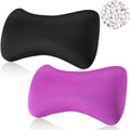 Thyle 2 Pack Bead Neck Pillow Small Bone Shape Neck Support Cushion for Bed Sofa Travel Soft Pillow for Home Sleeping Headrest and Lumbar…