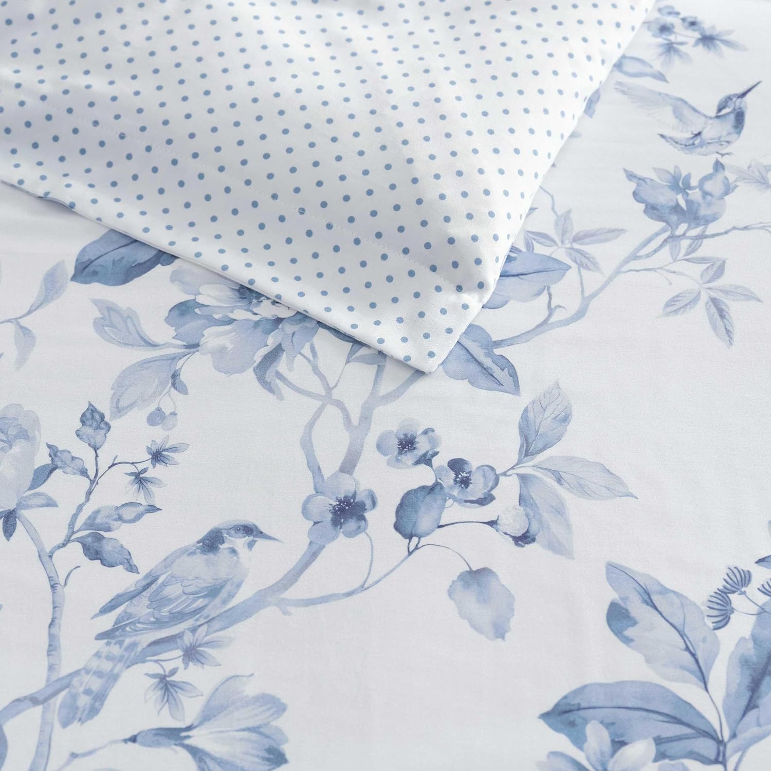 MarthaStewart Martha Stewart - King Duvet Cover Set, 100% Silky Smooth Cotton Sateen Bedding, 3 Piece Bed Set with Matching Pillowcases (So…