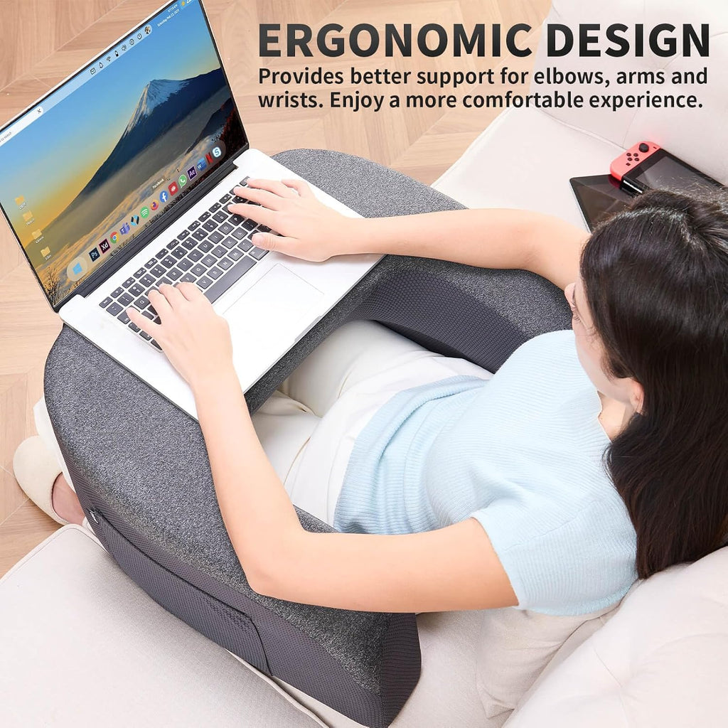 cooloo8 Reading Pillow, Lap Desk, Laptop Pillow for Lap, Large Gaming Pillow for Reading, Working, Gaming or Sitting in Bed Floor…