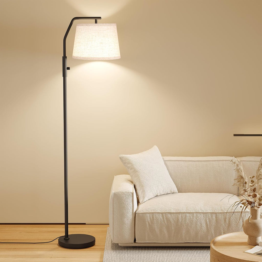 SUNMORY Floor Lamps for Living Room, 9W Bulb Included, Tall Lamp for Bedroom with Adjustable Head, Modern Standing Lamp, 0-100% Dimmable…