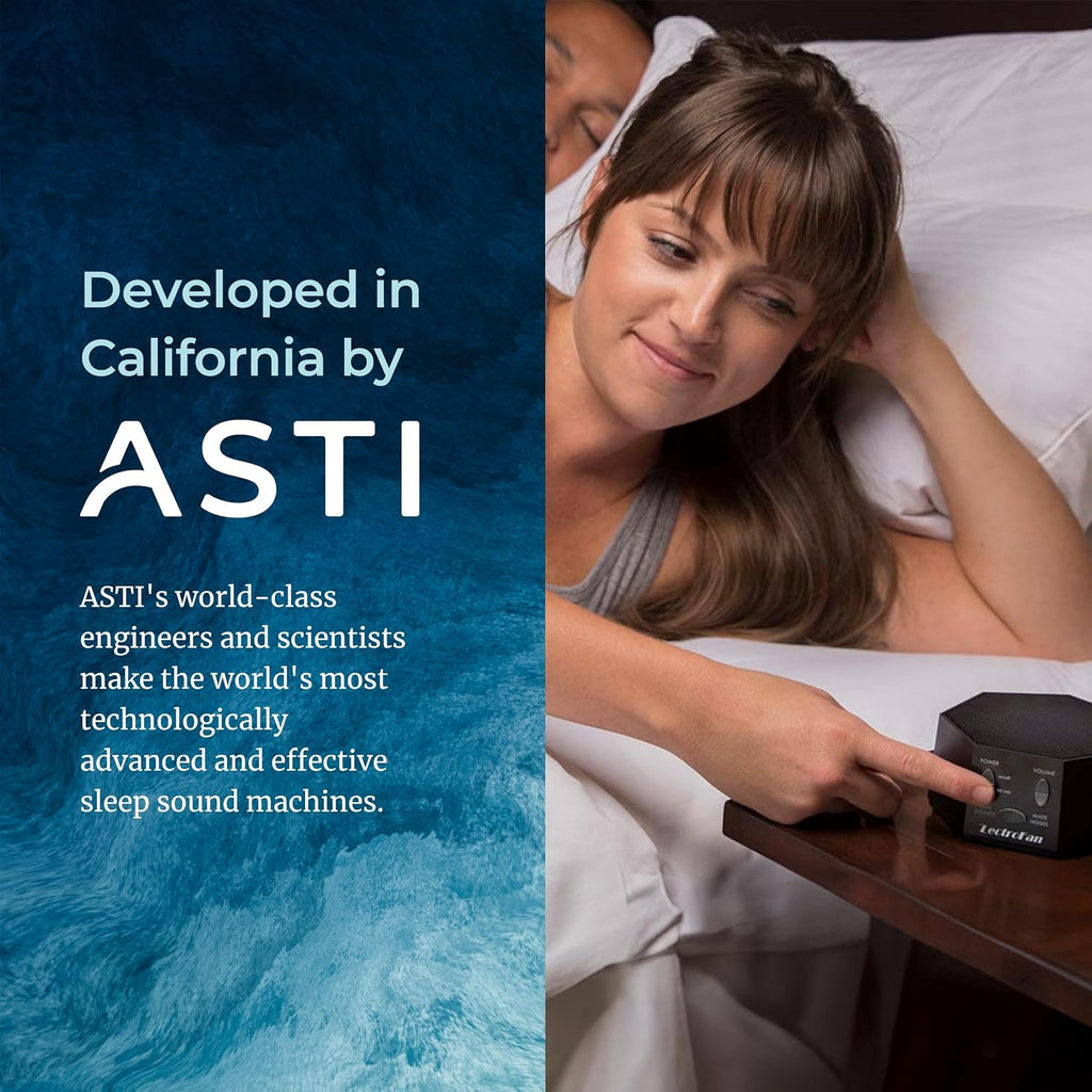 Adaptive Sound Technologies LectroFan Classic - Soothing Sound Machine for Sleep - Built-in Sleep Timer - Compact Design - Non-Looping…
