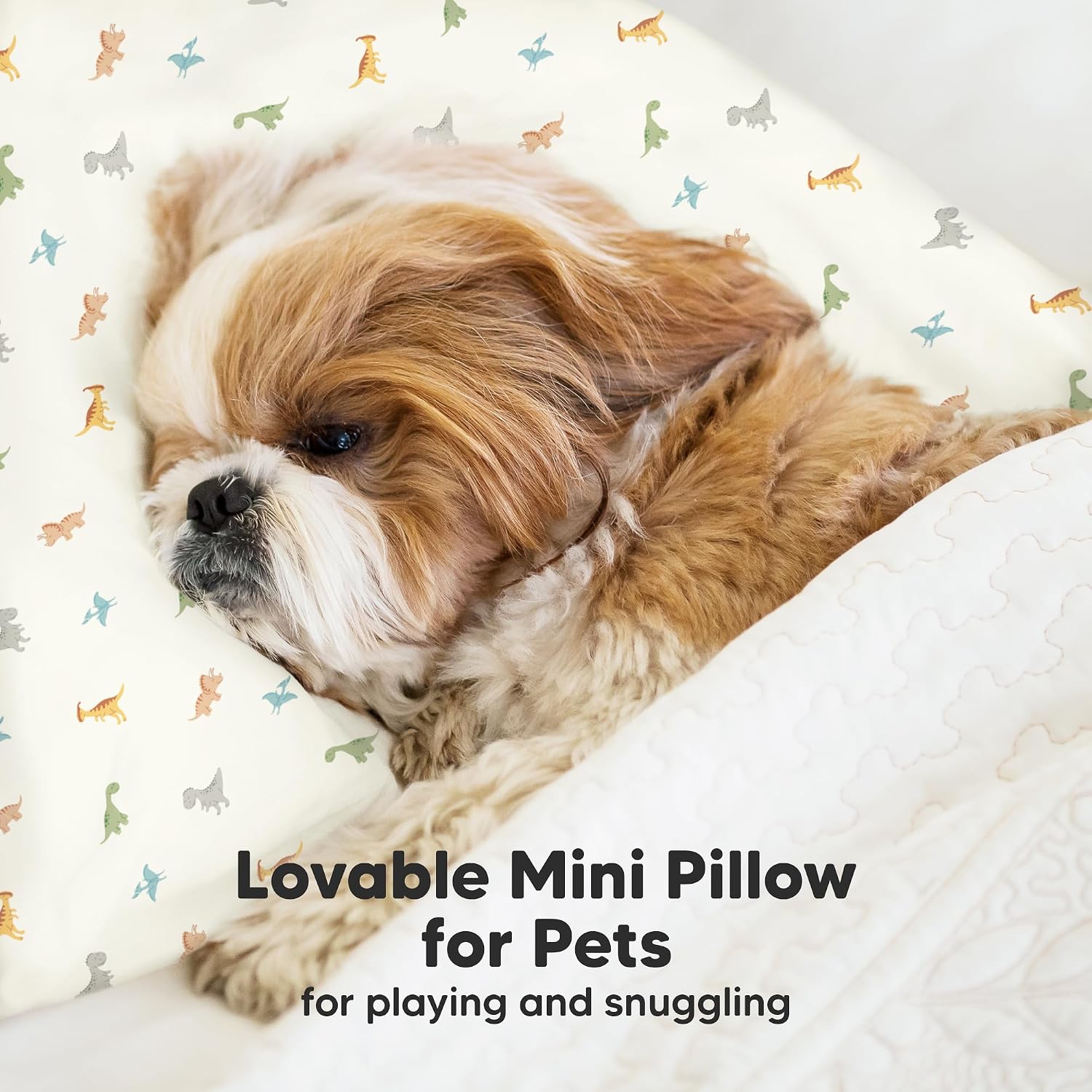 Mini Toddler Pillow with Pillowcase - 9x13 My Little Dreamy Travel Kids Pillow for Sleeping, Toddler Bed, Small, Tiny, Organic Cotton…