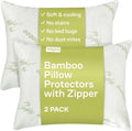 Cloud-Like Pillow Protectors with Zipper Standard Size - Breathable Cooling Pillow Covers for Hot Sleeprers - 100% Resistant to Stains…