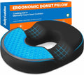 DailyCuddles Donut Pillow for Tailbone Pain, Hemorrhoids - Cooling Gel Memory Foam Chair Seat Cushion for Office, Home & Wheelchair,…