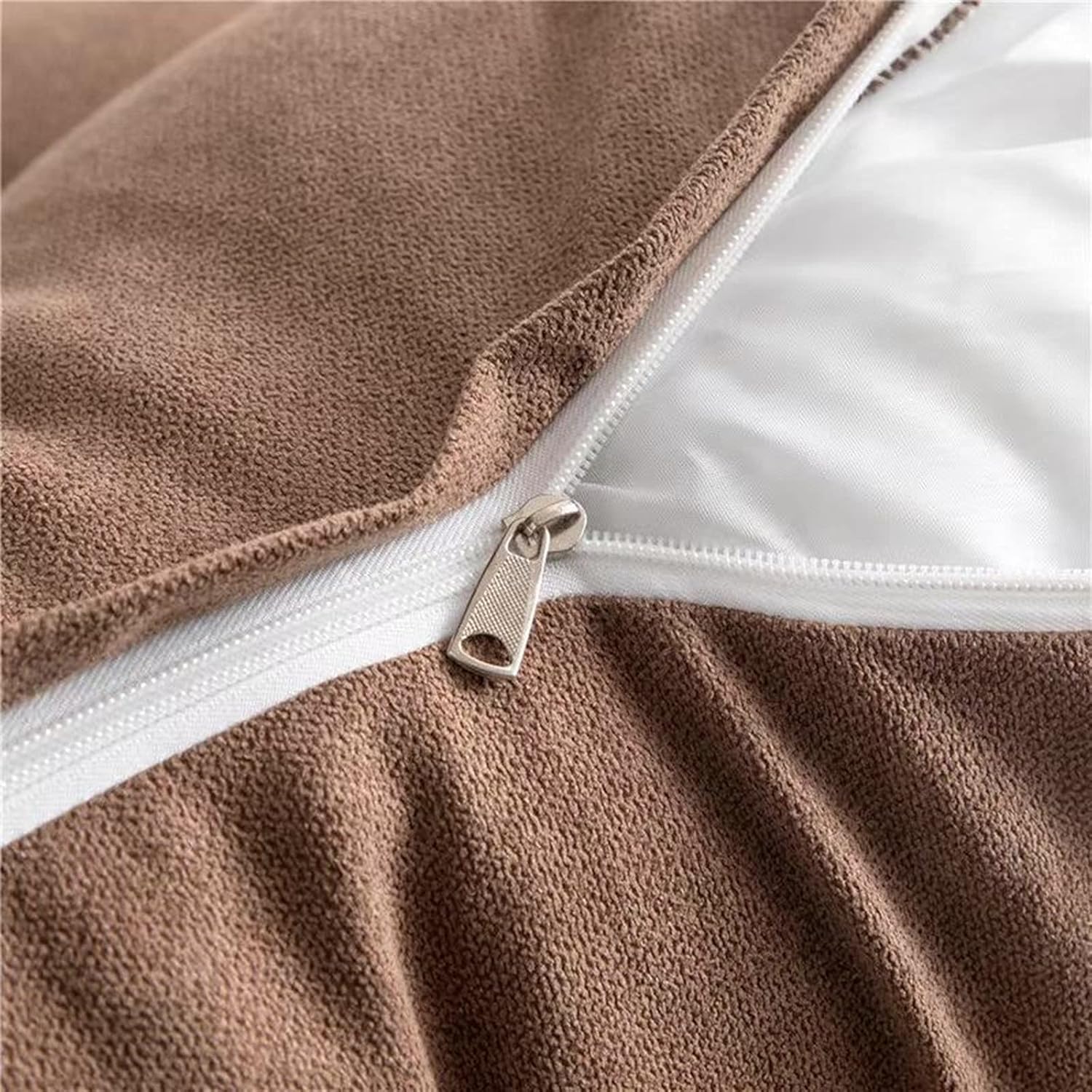 Peachwell Handmade Headboard Pillow- Triangular Wedge Support Large Bolster Cushion Headboard Backrest Pillow with Two Large Side Pockets…