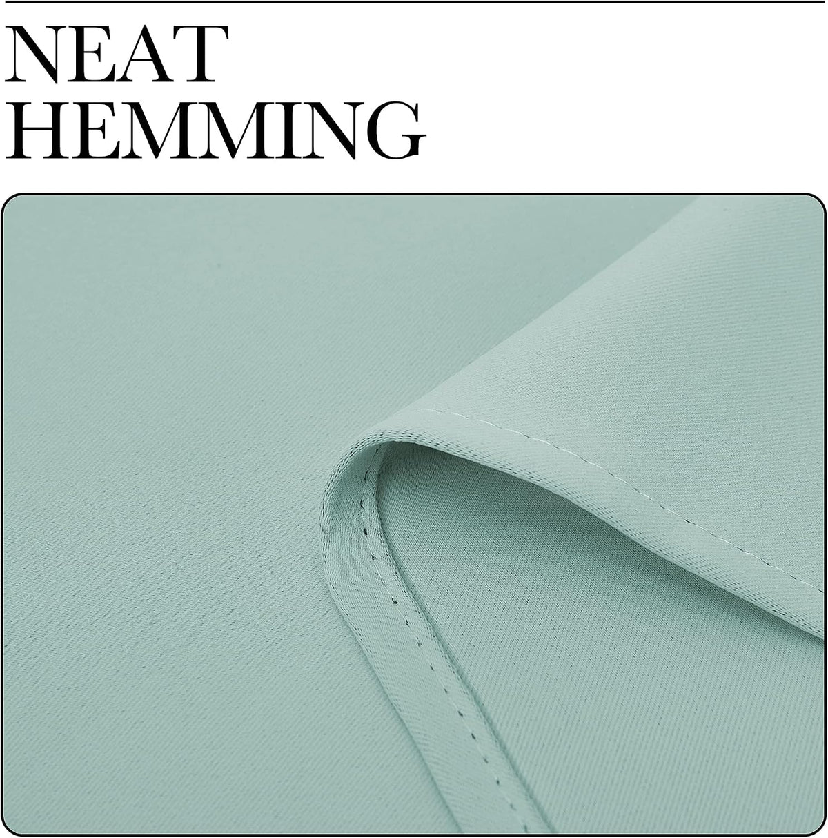 NICETOWN Window Curtain Panels, Thermal Insulated Solid Grommet Blackout Draperies/Drapes for Loft, Dorm (Aqua, One Pair, 34 by 54-inch)