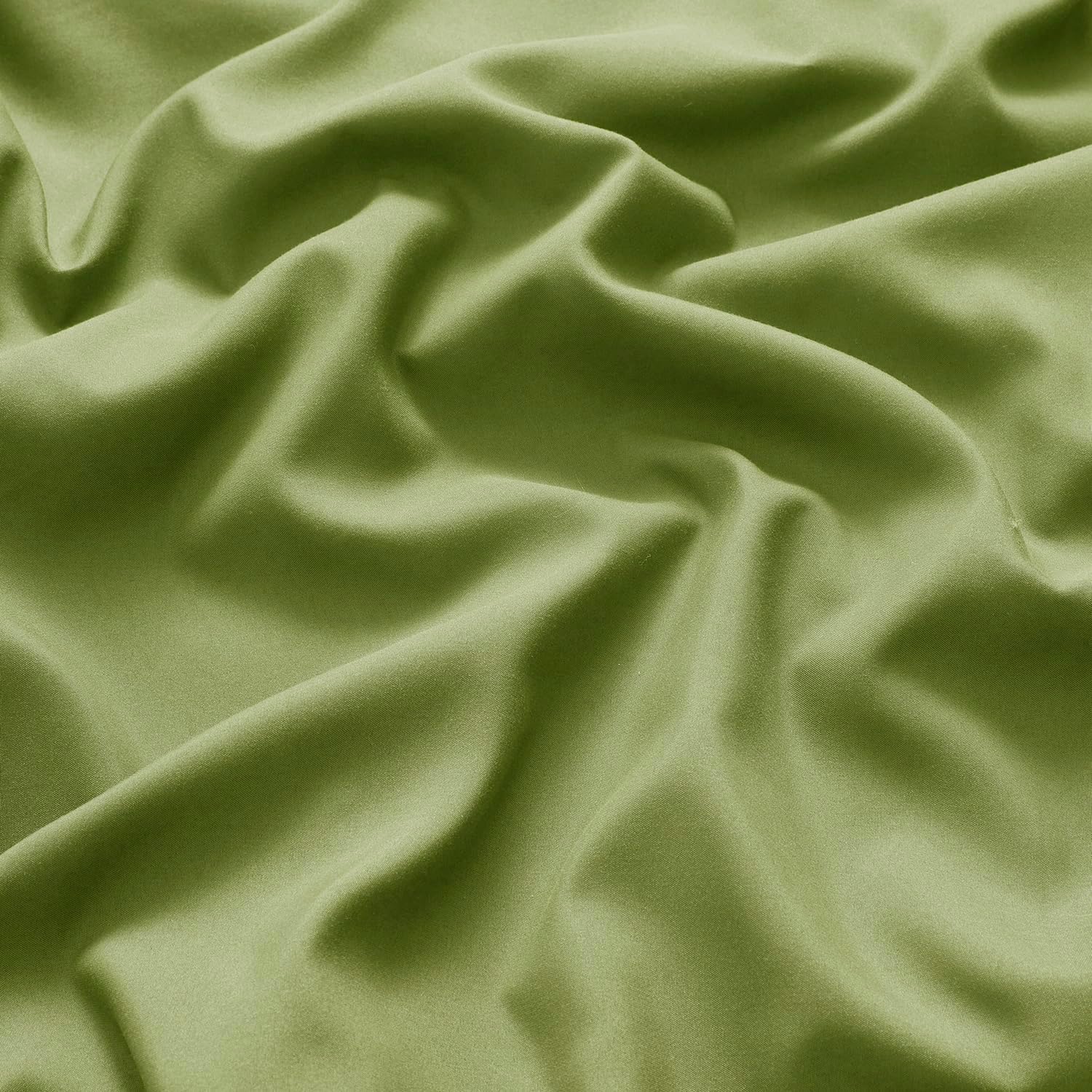 Nestl Microfiber King Pillowcase, 2 - Calla Green, 1800 Thread Count, Envelope Closure, Set of 2, 20x40 Inches cotton Green