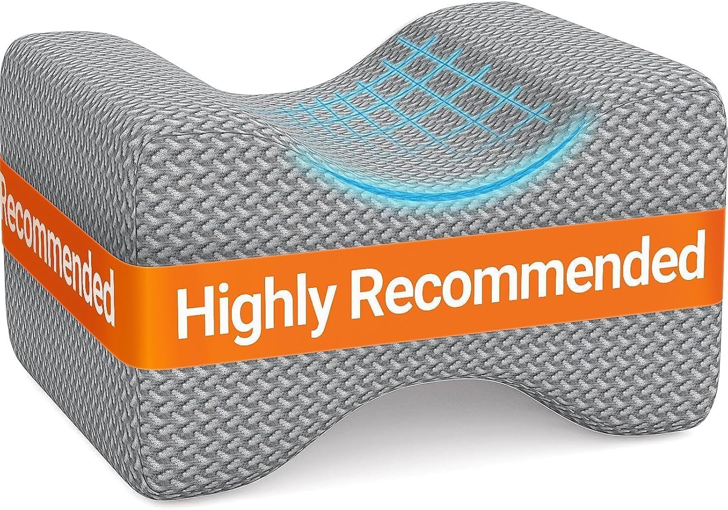 BlissTrends Memory Foam Knee Pillow, Knee Pillow for Side Sleepers, Leg Pillows for Sleeping Blood Circulation, Elevation Pillow for…