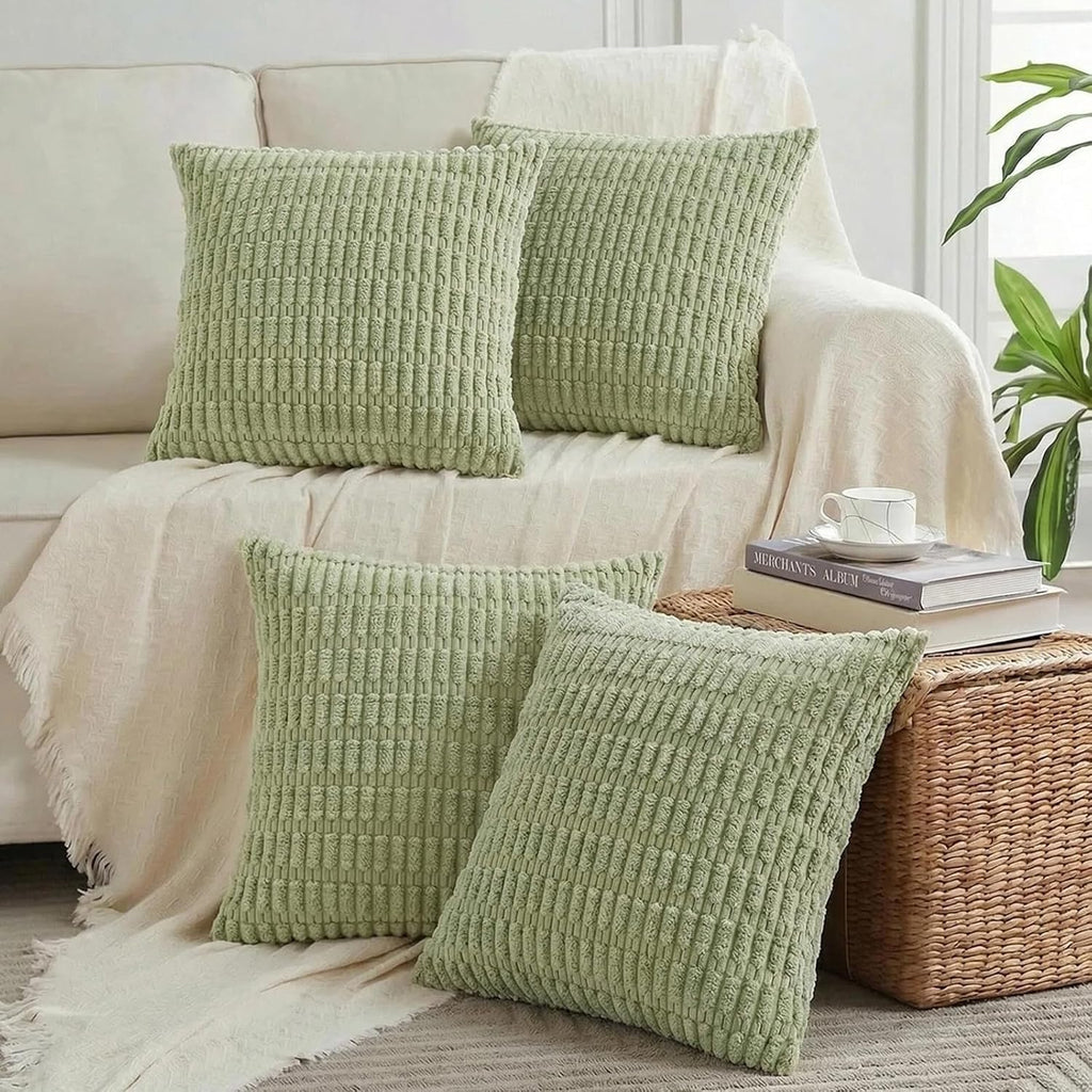 Fancy Homi 4 Packs Decorative Throw Pillow Covers for Living Room Couch Bed, Modern Farmhouse Boho Home Décor Accent Cushion Case, 16" x…