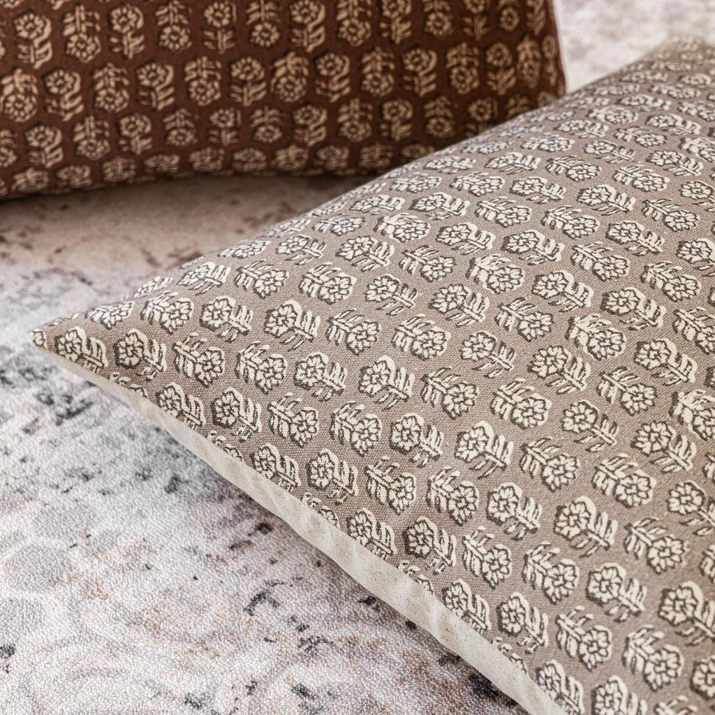 Foindtower Set of 2 Decorative Floral Body Lumbar Throw Pillow Covers Neutral Modern Farmhouse Cushion Covers Vintage Home Decor for Sofa…