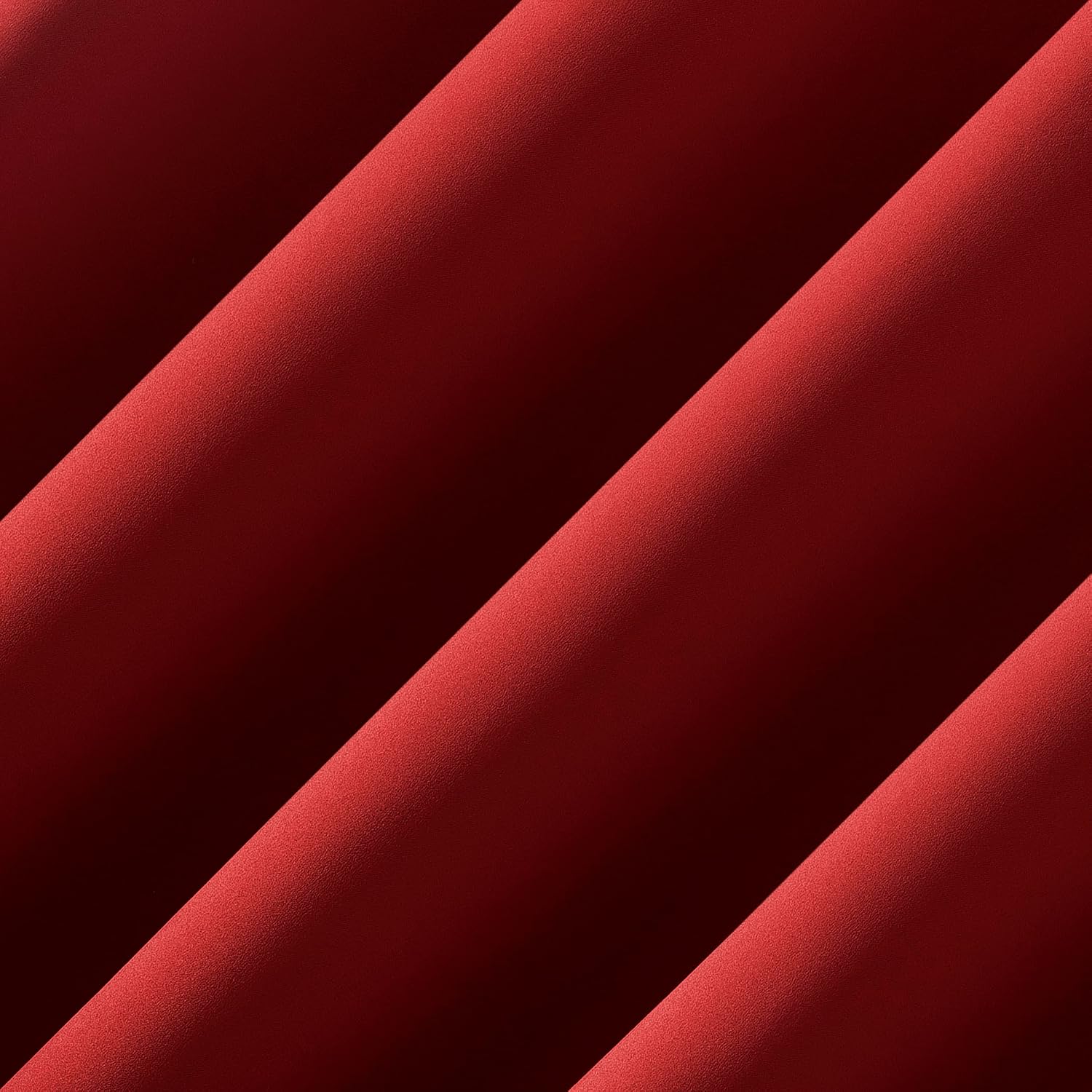 Sun Zero Nordic 2-Pack Theater Grade Noise Reducing Extreme 100% Blackout Grommet Curtain Panel Pair, 52" x 108", Red