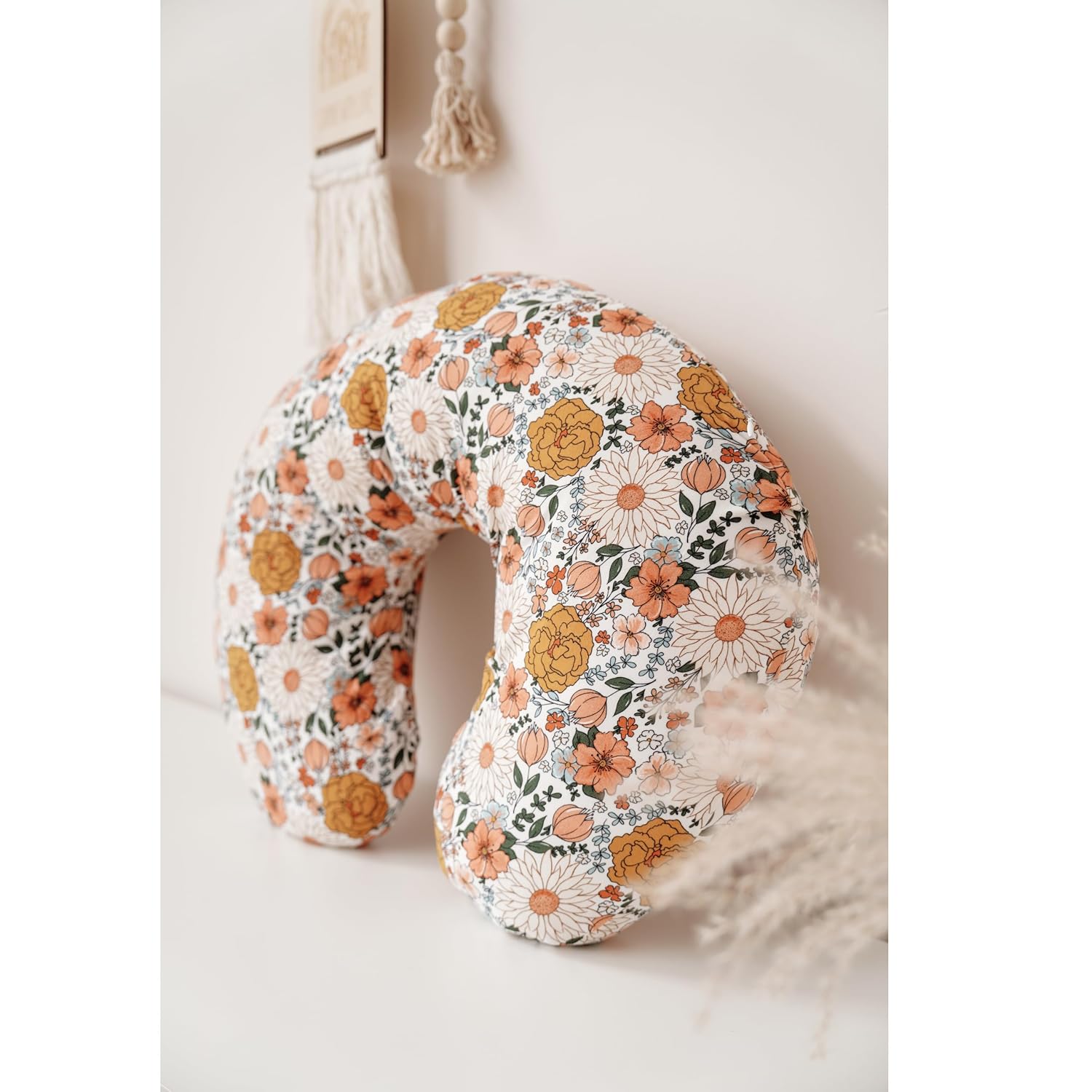 Konssy 2 Pack Nursing Pillow Covers, Stretchy and Soft Nursing Cover for Breastfeeding, Pillow Slipcover for Baby Girls Boys Newborn…