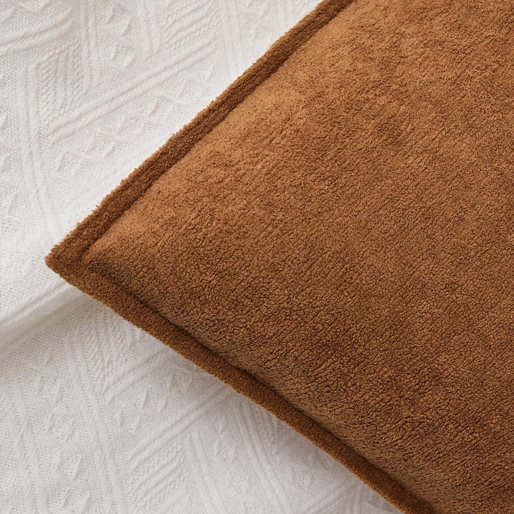 KevinTextile Kevin Textile 12x24 Inch Lumbar Pillow Cover 1 Pack Soft Boucle Textured Decorative Waterproof Rectangle Cushion Elegant Accen…